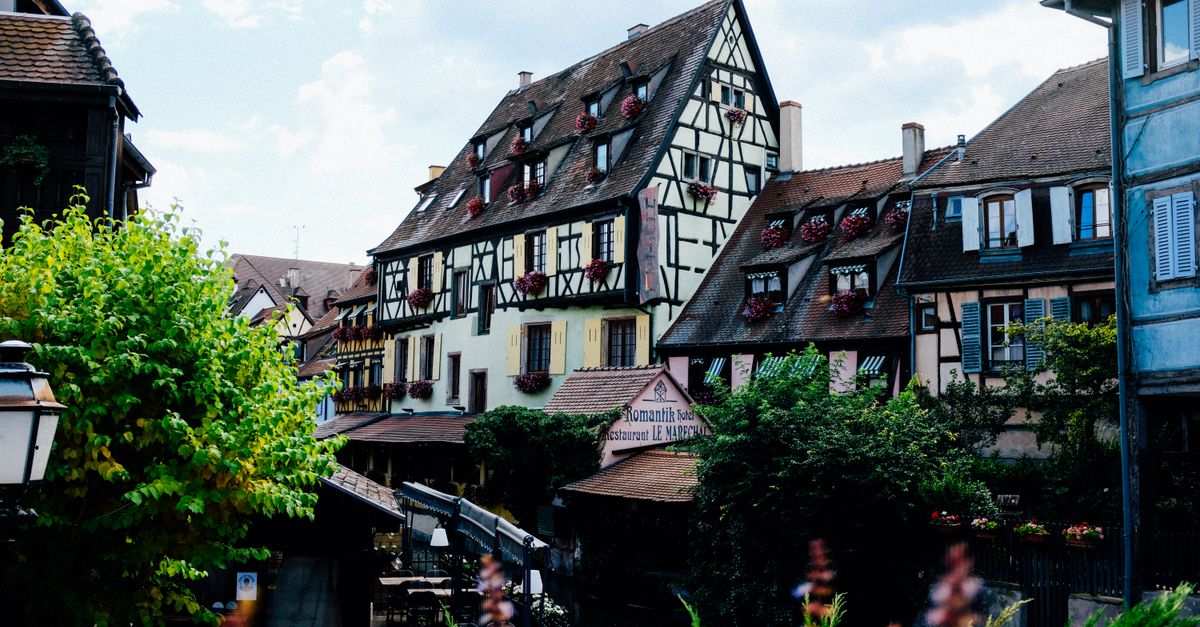 Pueblo alsaciano, Francia